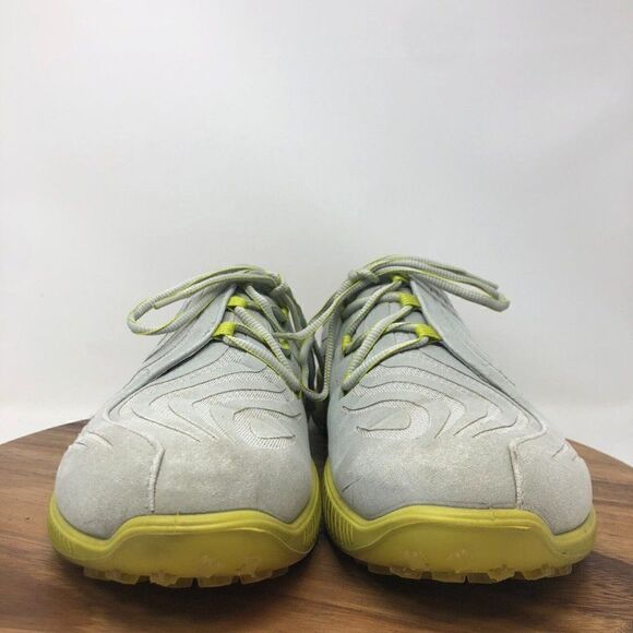 ECCO Men's US 13-13.5 Hydromax S-Drive Spikeless Golf Shoes Gray Yellow - Picture 2 of 8